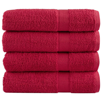 Premium Bath Towels SOLUND 4 pcs 100x150 cm 600 gsm