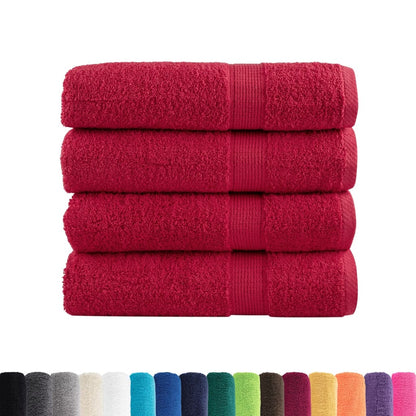 Premium Bath Towels SOLUND 4 pcs 100x150 cm 600 gsm