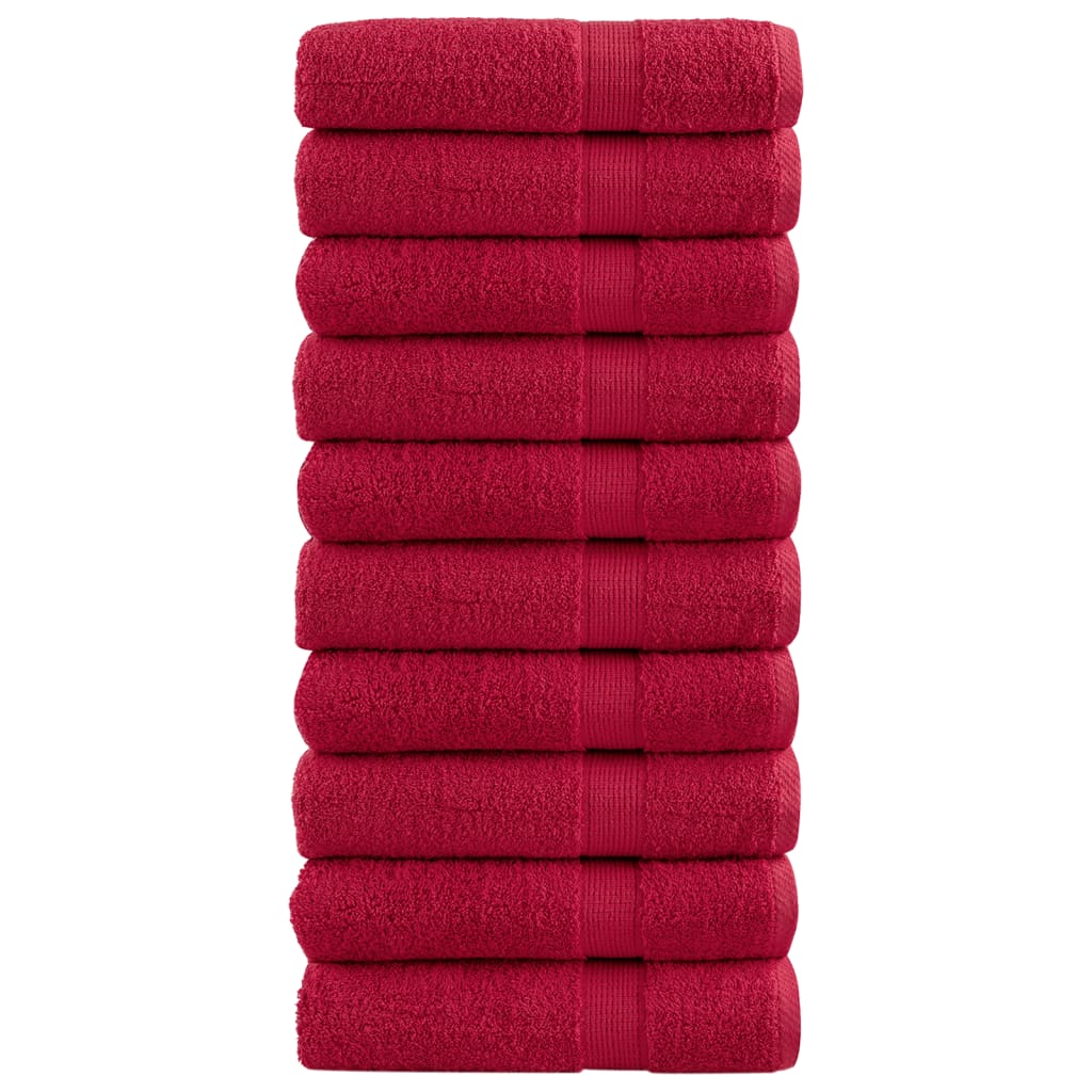 Premium Bath Towels 10 pcs 100x150 cm 600 gsm 100% Cotton