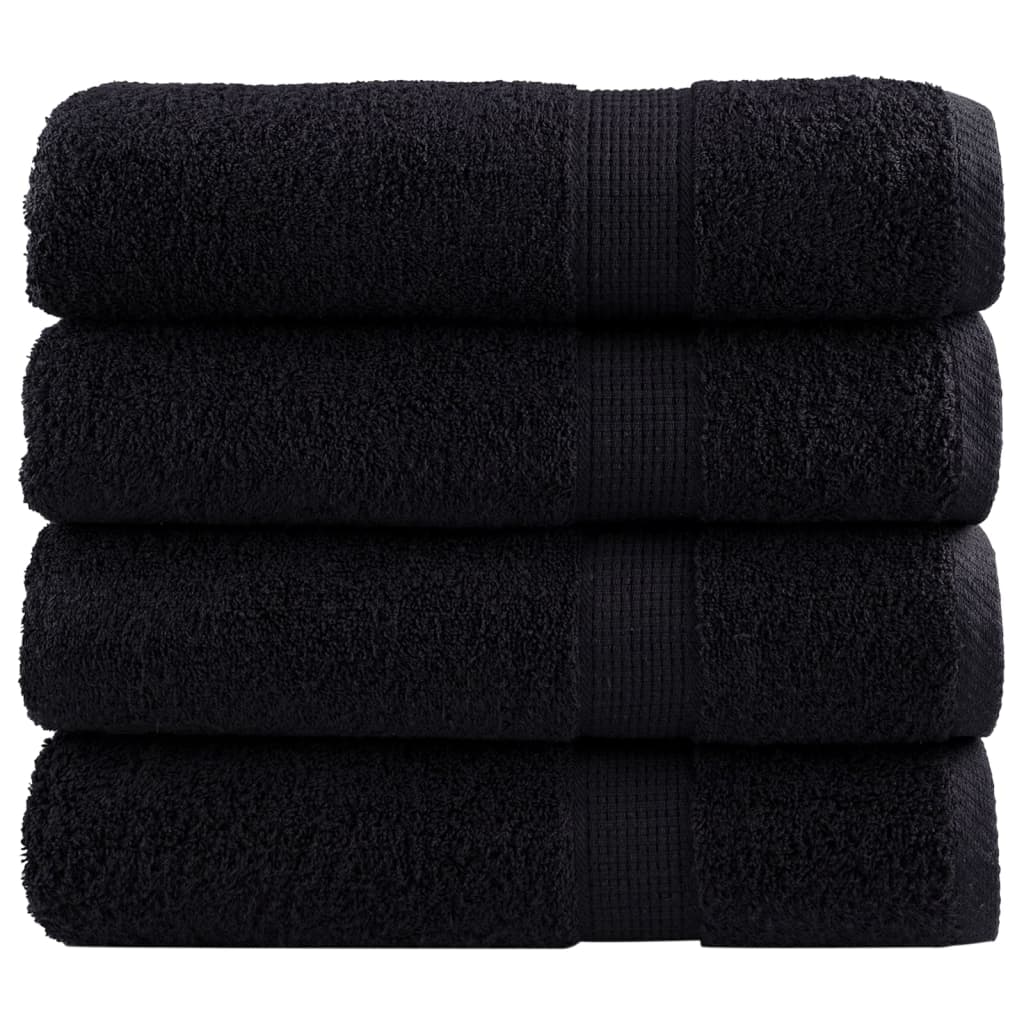 Premium Bath Towels SOLUND 4 pcs 100x150 cm 600 gsm