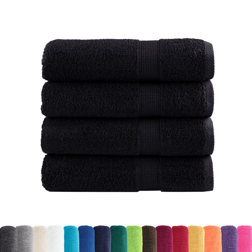 Premium Bath Towels SOLUND 4 pcs 100x150 cm 600 gsm