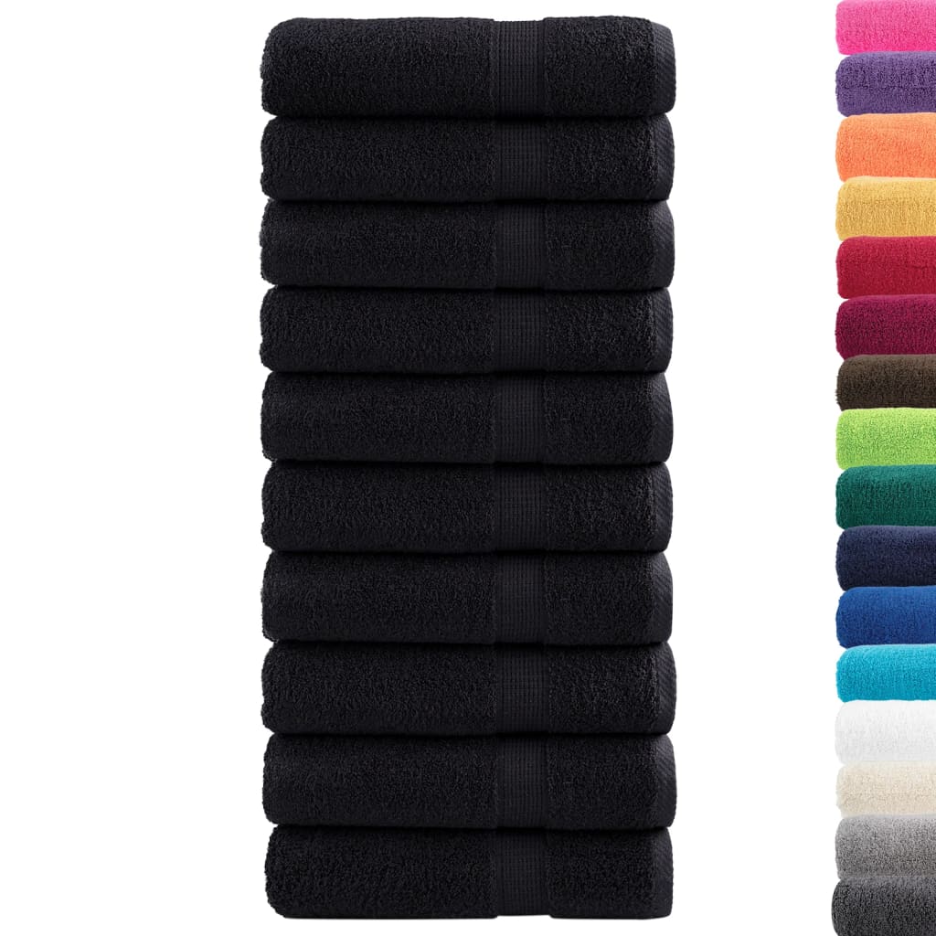 Premium Bath Towels 10 pcs 100x150 cm 600 gsm 100% Cotton