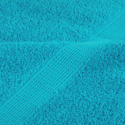 Premium Towels 10 pcs Turquoise 100x200 cm 600 gsm 100% Cotton