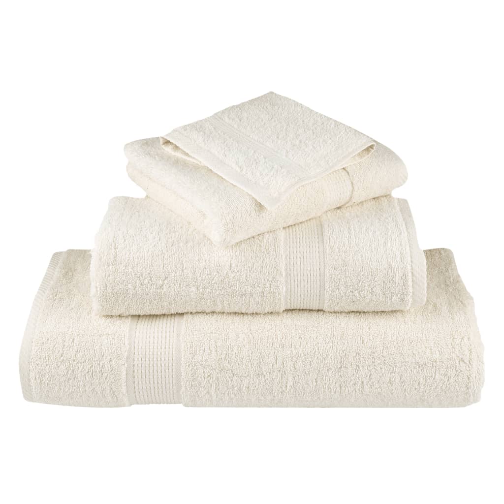 Premium Bath Towels 2 pcs 100x150 cm 600 gsm 100% Cotton