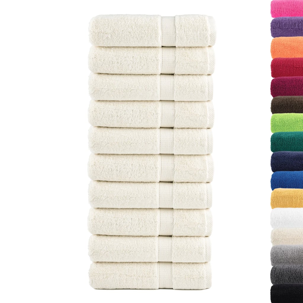 Premium Bath Towels SOLUND 10 pcs 100x150 cm 600 gsm