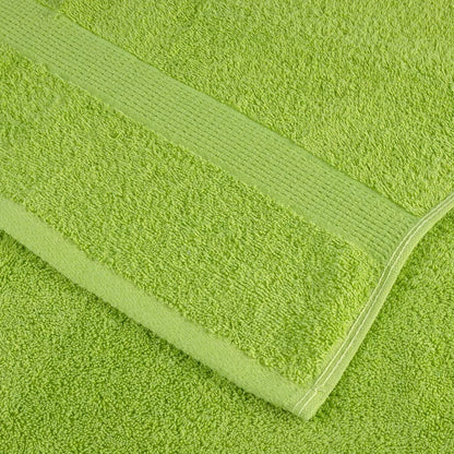 Premium Soap Towels 4 pcs Apple Green 30x30 cm 600 gsm 100% Cotton