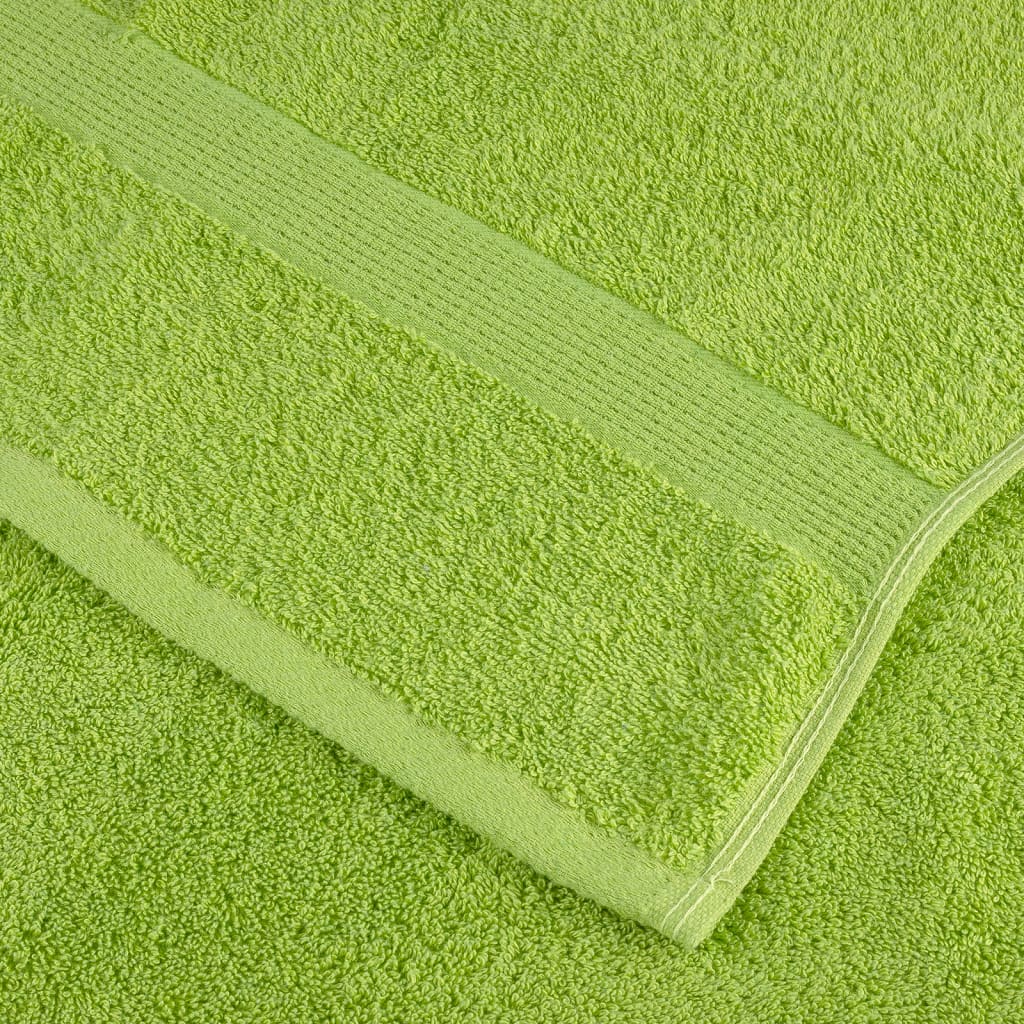 Premium Guest Towels SOLUND 2 pcs Apple Green 30x50 cm 600 gsm