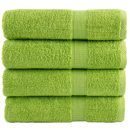 Premium Bath Towels 4 pcs 100x150 cm 600 gsm 100% Cotton