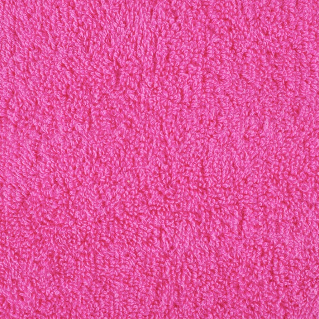 Premium Hand Towels 10 pcs Pink 50x100 cm 600 gsm 100% Cotton