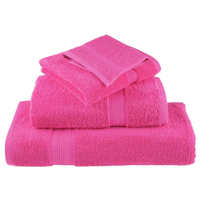 Premium Shower Towels SOLUND 4 pcs Pink 70x140 cm 600 gsm