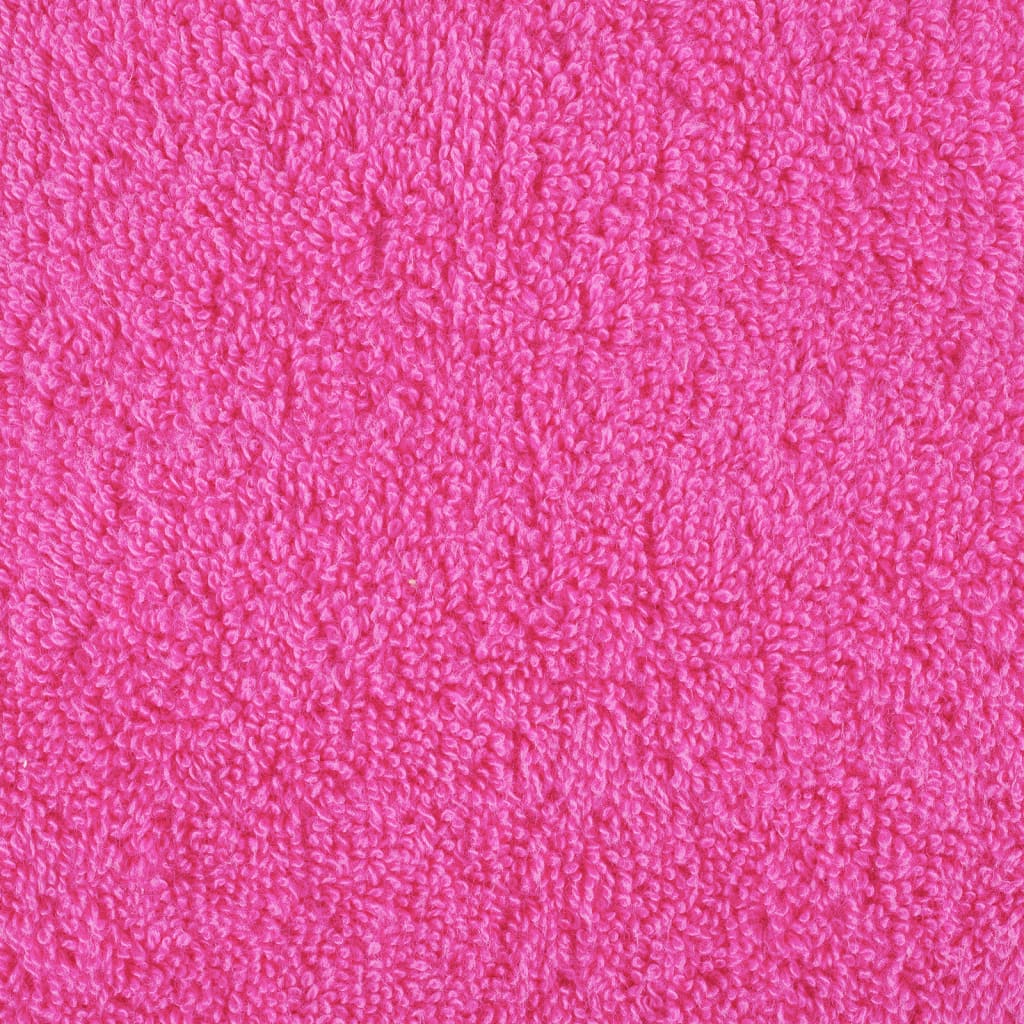 Premium Sauna Towels 10 pcs Pink 80x200 cm 600 gsm 100% Cotton