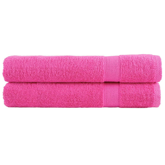 Premium Towels SOLUND 2 pcs Pink 100x200 cm 600 gsm