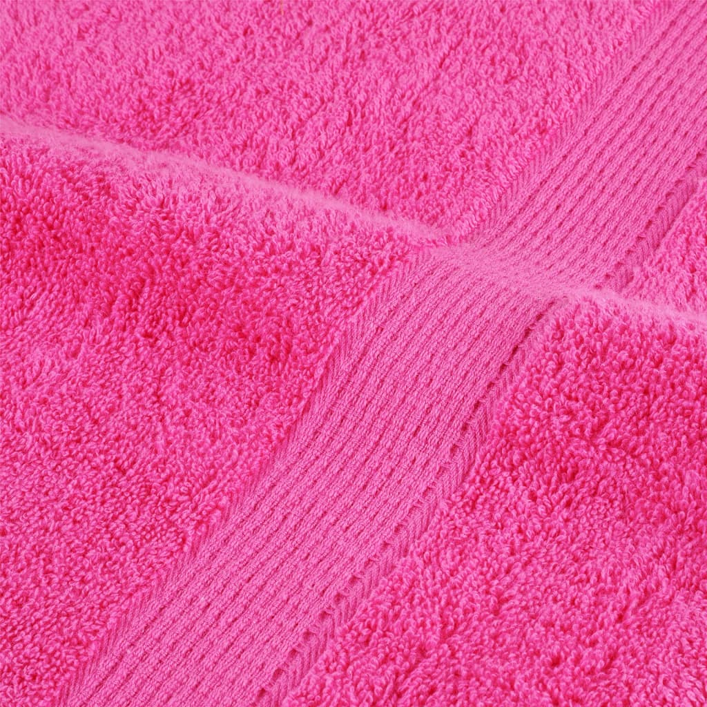 Premium Towels SOLUND 2 pcs Pink 100x200 cm 600 gsm