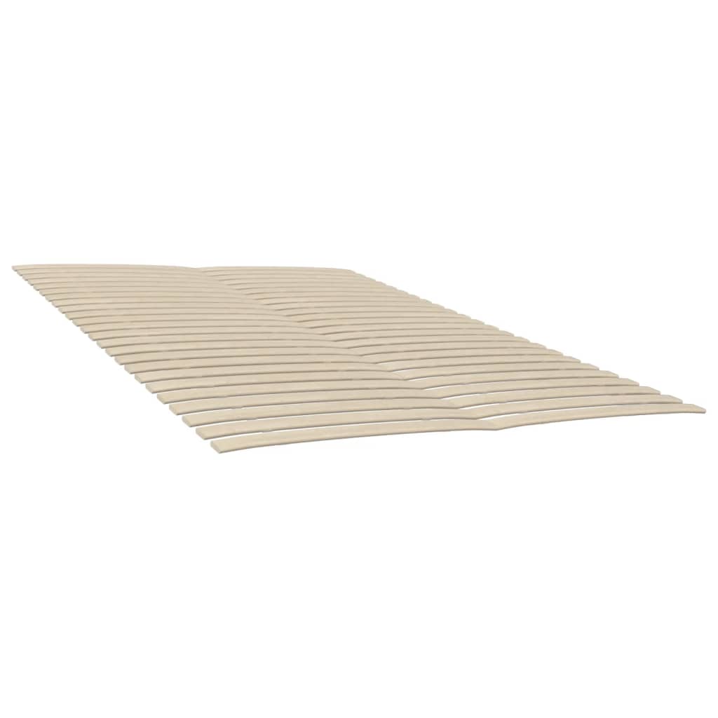 Slatted Bed Bases with 48 Slats 2 pcs 70x200 cm