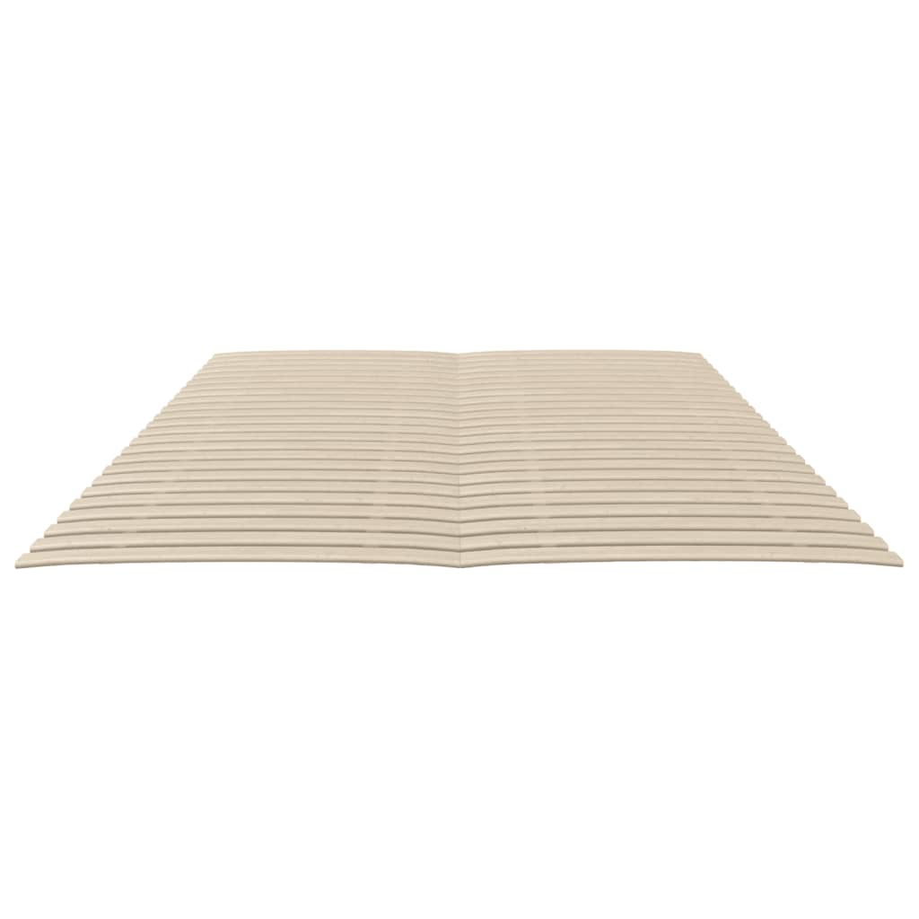 Slatted Bed Bases with 48 Slats 2 pcs 70x200 cm