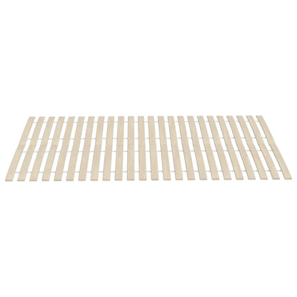 Slatted Bed Bases with 48 Slats 2 pcs 70x200 cm