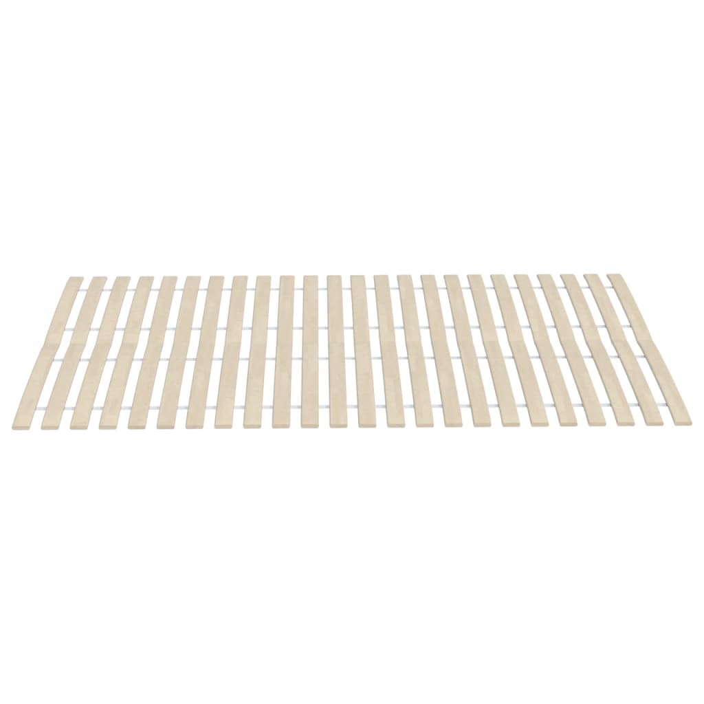 Slatted Bed Bases with 48 Slats 2 pcs 80x200 cm