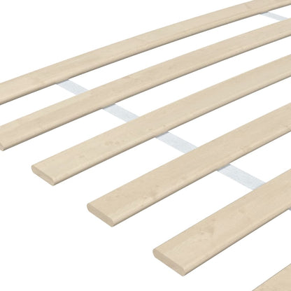 Slatted Bed Bases with 48 Slats 2 pcs 80x200 cm