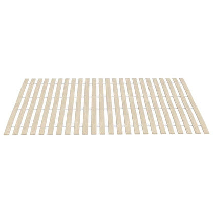 Slatted Bed Bases with 48 Slats 2 pcs 90x200 cm