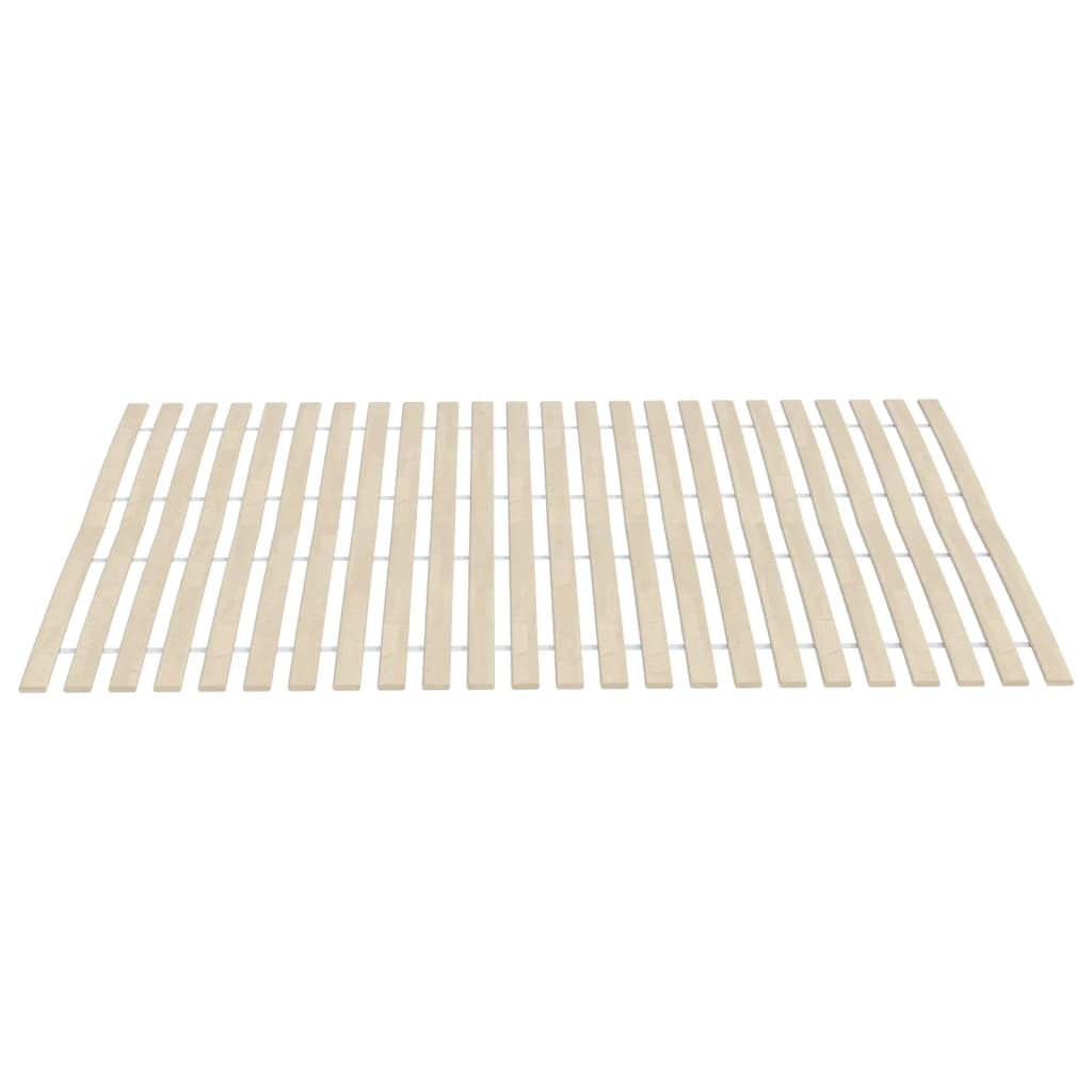 Slatted Bed Bases with 48 Slats 2 pcs 100x200 cm