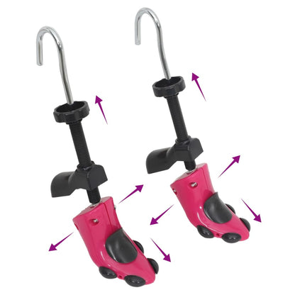 Shoe Stretchers with Shoe Horn Pink EU 34-40 Plastic