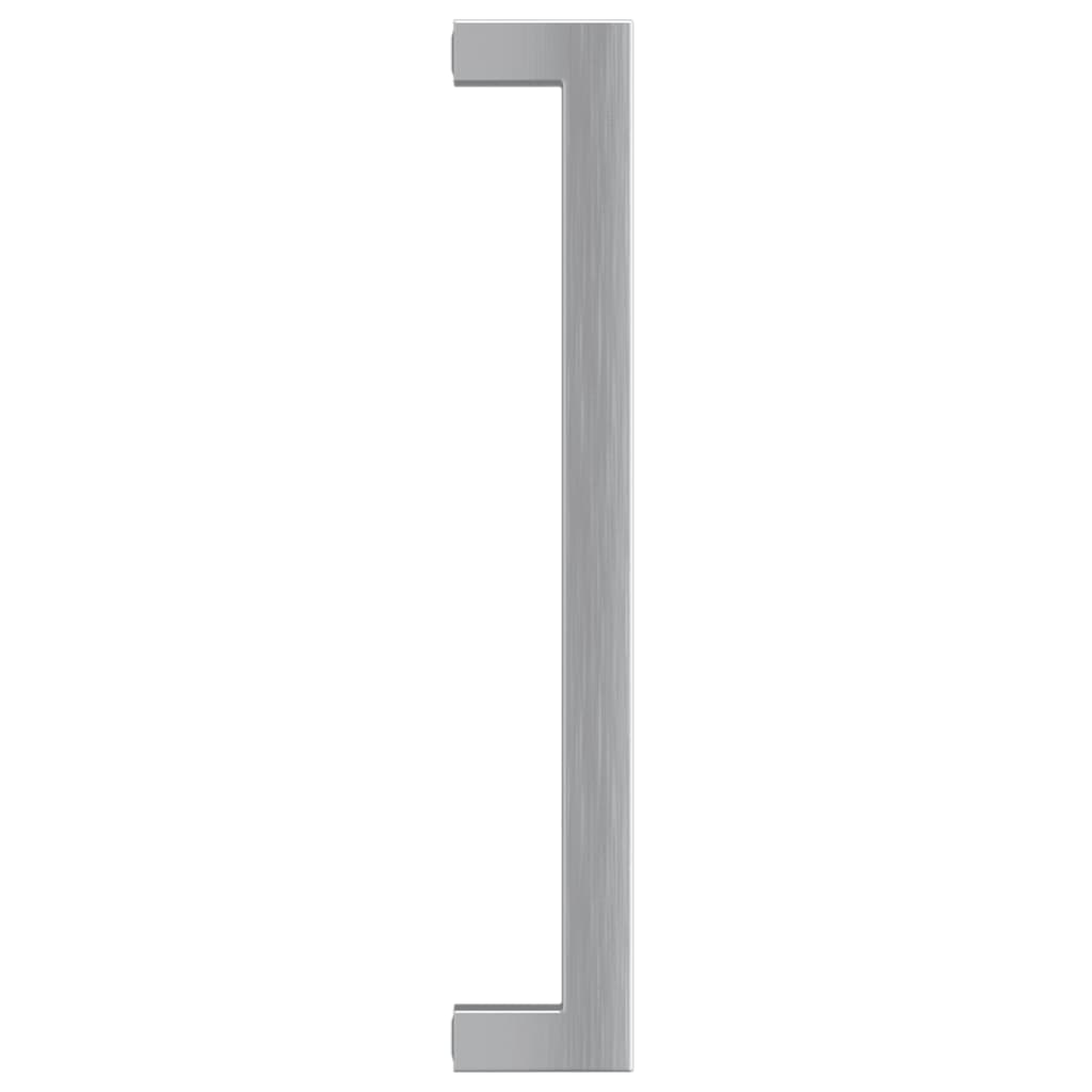 Cabinet Handles 10 pcs Silver 192 mm Stainless Steel