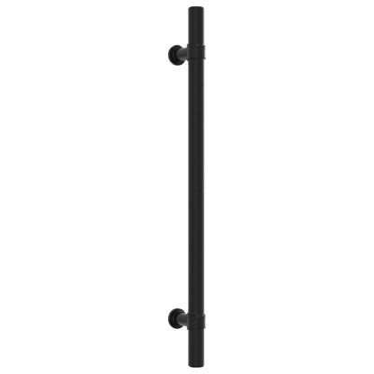 Cabinet Handles 10 pcs Black 192 mm Stainless Steel