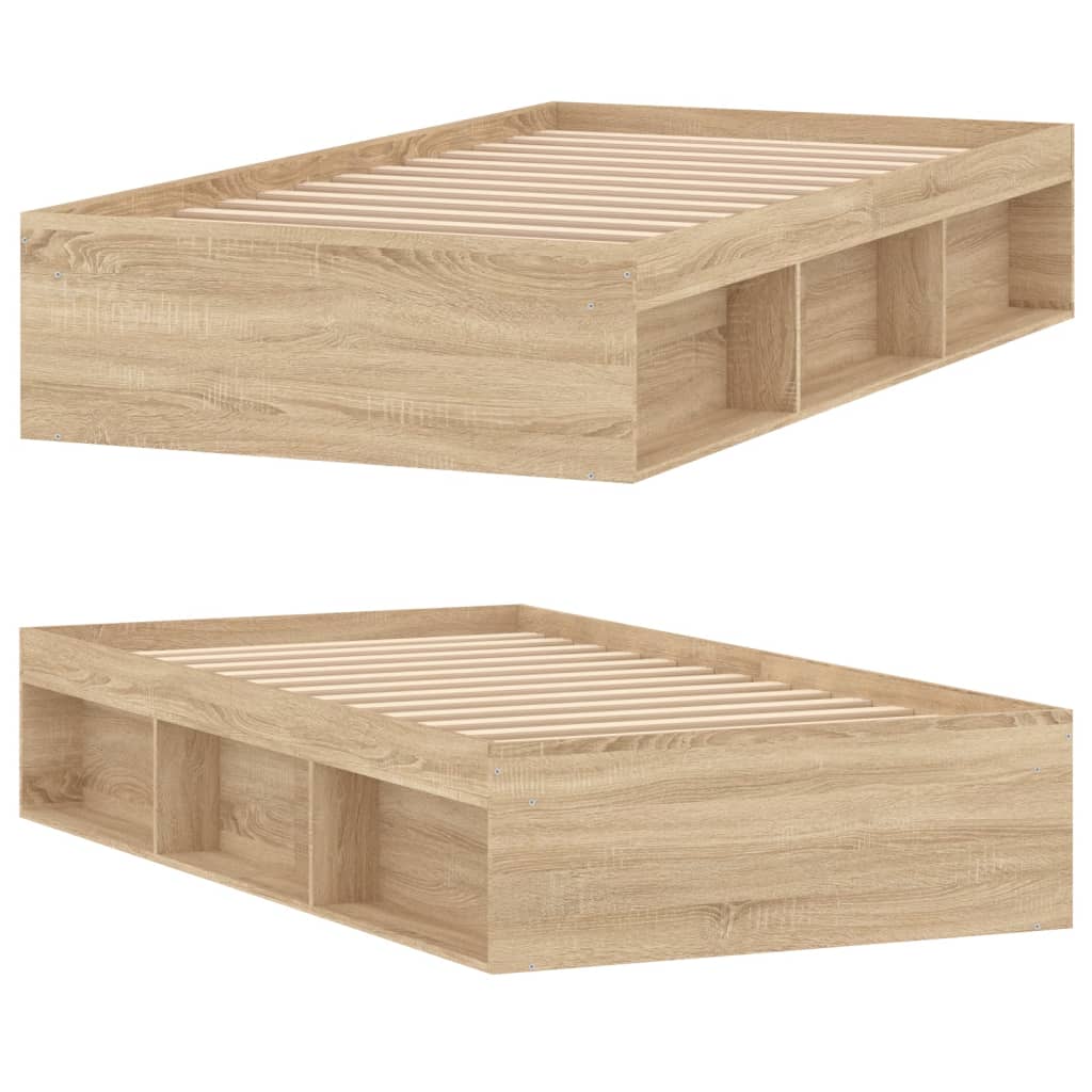 Bed Frame Sonoma Oak 90x200 cm