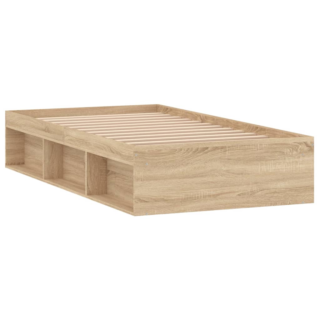 Bed Frame Sonoma Oak 90x200 cm