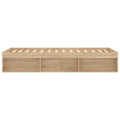 Bed Frame Sonoma Oak 90x200 cm