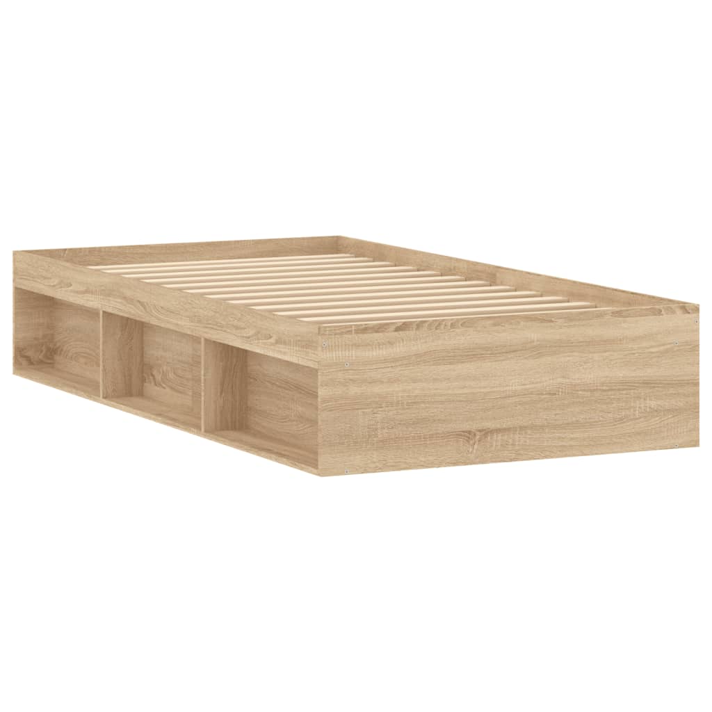 Bed Frame Sonoma Oak 90x200 cm