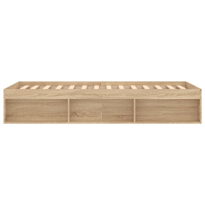 Bed Frame Sonoma Oak 90x190 cm Single