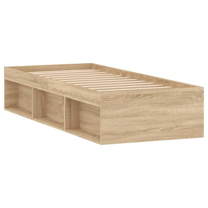 Bed Frame Sonoma Oak 75x190 cm Small Single