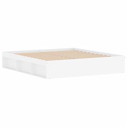 Bed Frame without Mattress White 180x200 cm Super King Size