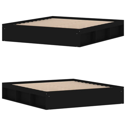 Bed Frame Black 180x200 cm Super King Size