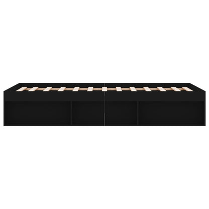 Bed Frame Black 180x200 cm Super King Size