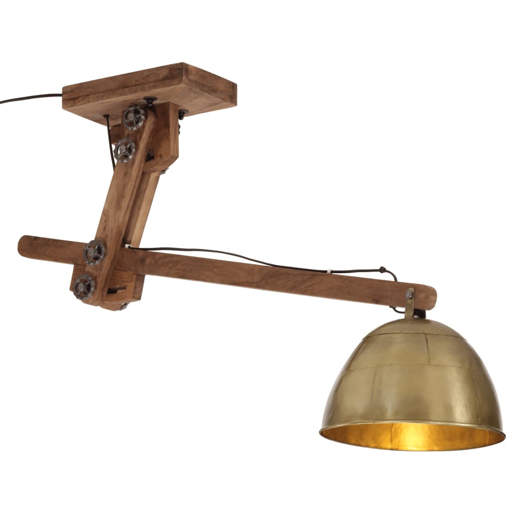 Ceiling Lamp 25 W Antique Brass 105x30x65-108cm E27