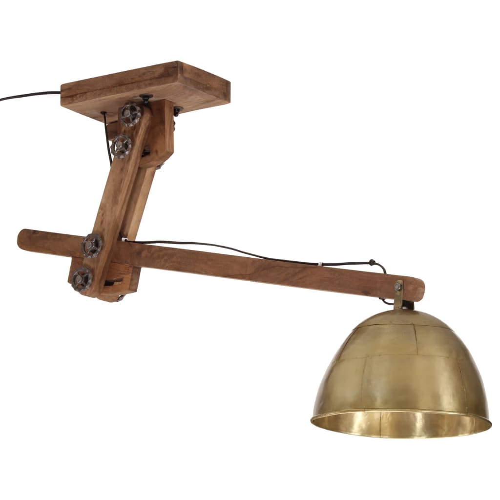 Ceiling Lamp 25 W Antique Brass 105x30x65-108cm E27