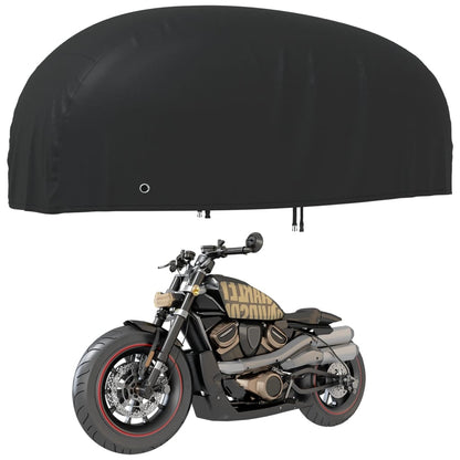 Motorcycle Cover Black 295x110x140 cm 210D Oxford