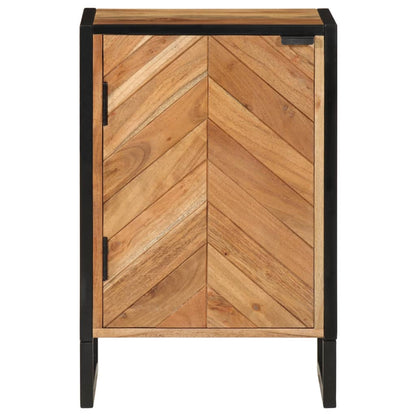 Bathroom Cabinet 40x30x60 cm Solid Wood Acacia and Iron