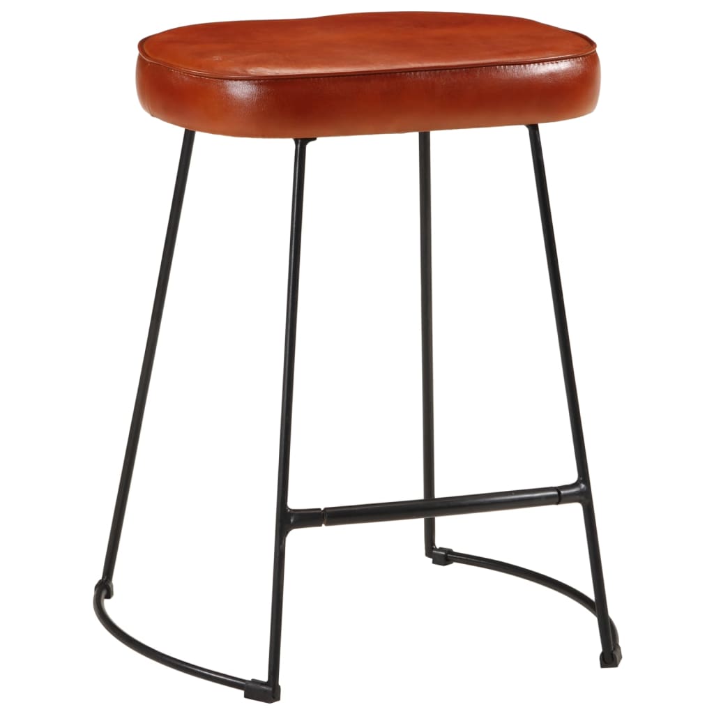 Bar Stools 2 pcs Dark Brown 40x29.5x53 cm