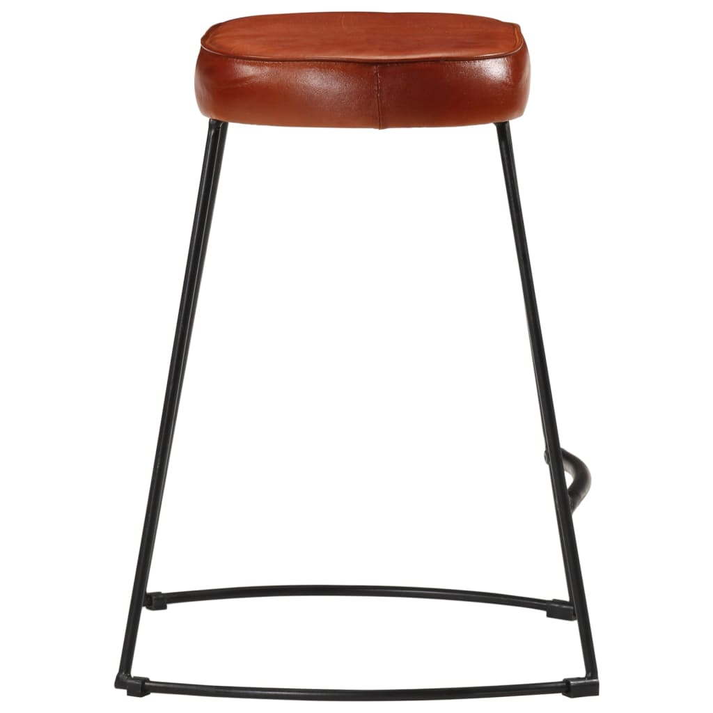 Bar Stools 2 pcs Dark Brown 40x29.5x53 cm