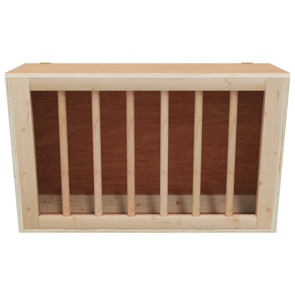 Rabbit Hay Feeder 37x18.5x23 cm Solid Wood Fir