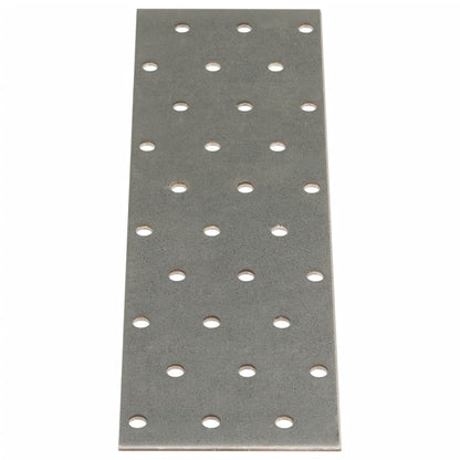 Perforated Plates 40 pcs 2 mm 200x60 mm Galvanised Steel