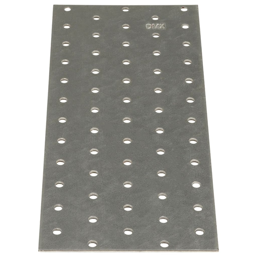 Perforated Plates 20 pcs 2 mm 240x100 mm Galvanised Steel