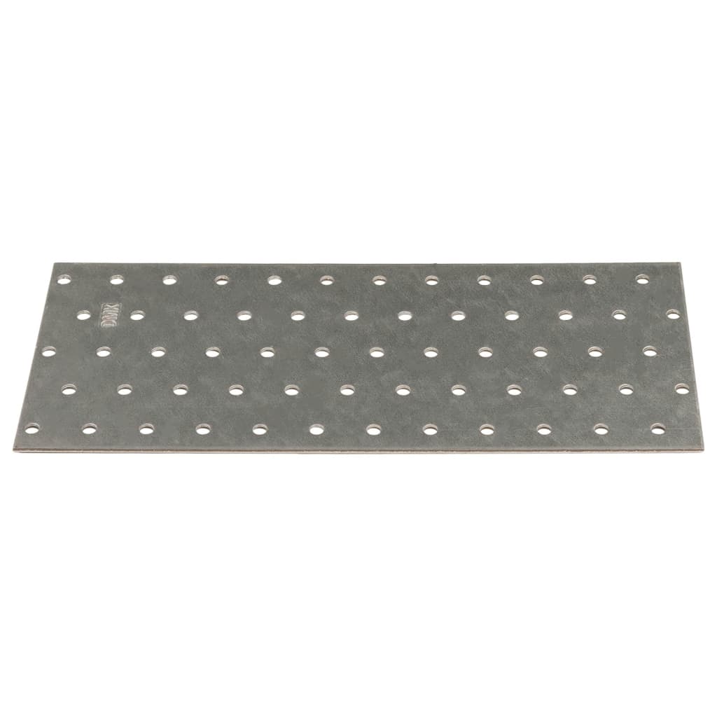 Perforated Plates 20 pcs 2 mm 240x100 mm Galvanised Steel