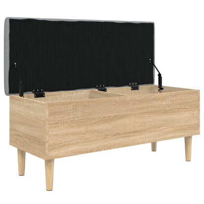 Storage Bench Sonoma Oak 102x42x46 cm Engineered Wood