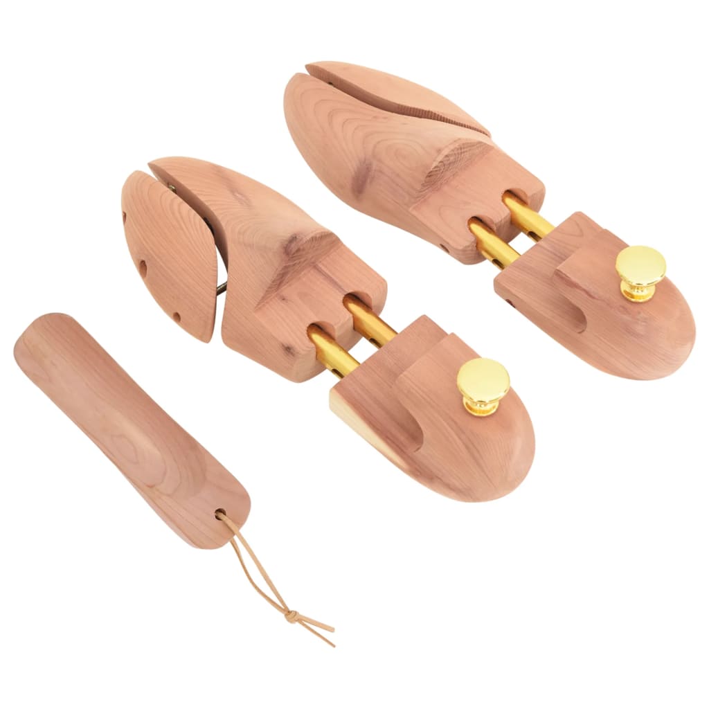 Shoe Stretcher with Shoe Horn EU 38-39 Solid Wood Cedar