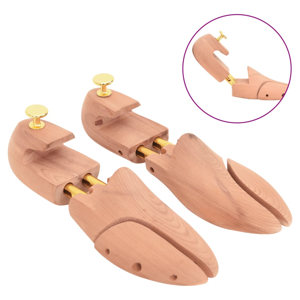 Shoe Stretcher with Shoe Horn EU 38-39 Solid Wood Cedar