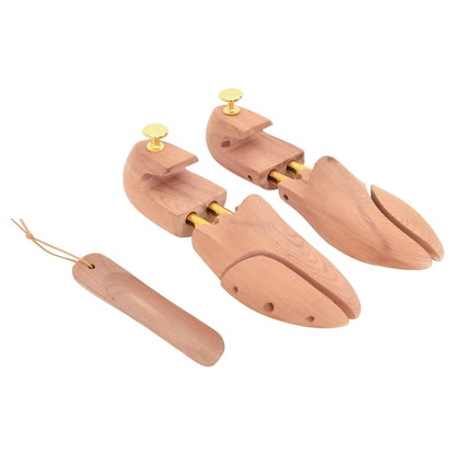 Shoe Stretcher with Shoe Horn EU 42-43 Solid Wood Cedar